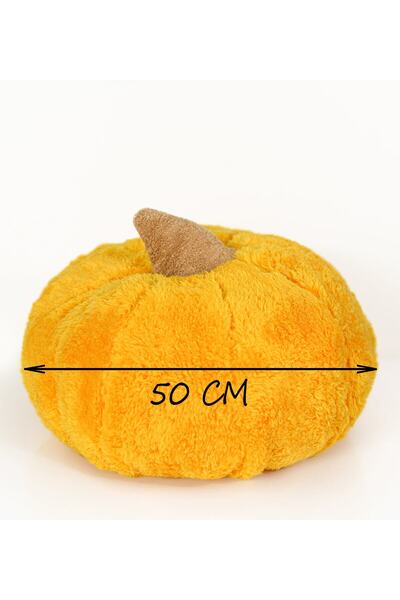 Pandamkee Decorative 50 Cm Plush Pumpkin Throw Pillow