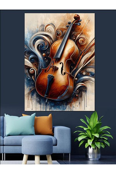Tablomega Pânză decorativă pentru femei abstracte colorate - pictură din lemn MDF