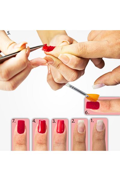 Cupio Pure Red Jumbo Nail Velvet
