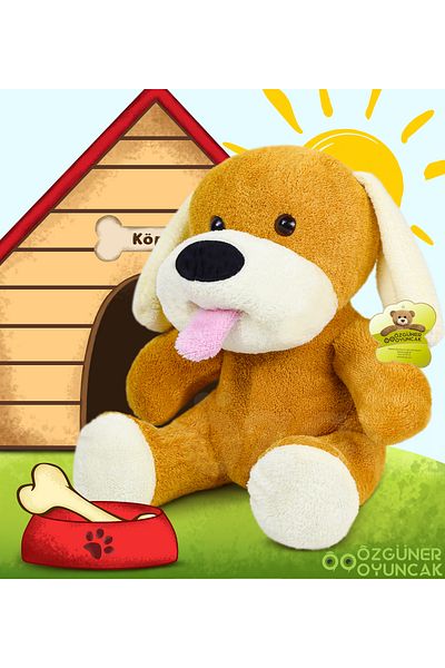 Özgüner Oyuncak 25 cm Flower Group Plush Toy - Cute and Soft Design