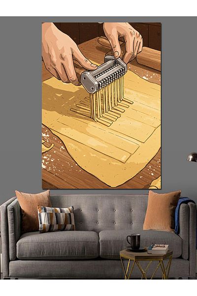 Tablomega Pânză decorativă pentru prepararea pastei de mână - MDF Lemn