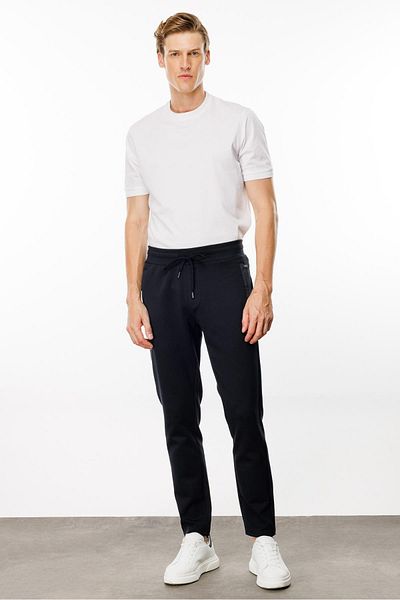 Desen Triko Ανδρικό καπιτονέ φούτερ Navy Blue