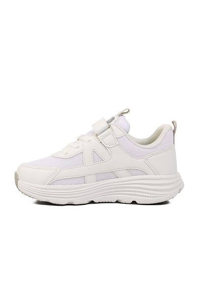 pepino Pantofi sport pentru băieți cu velcro alb gri