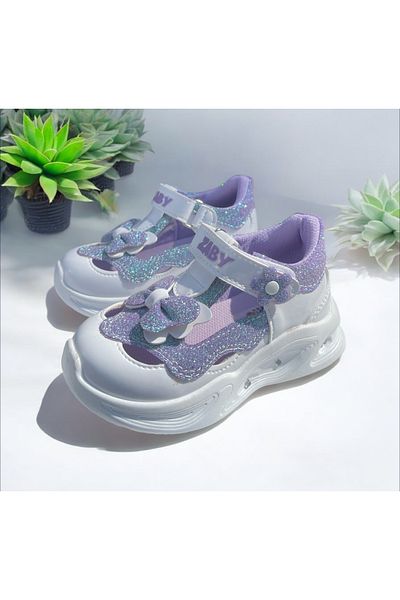 Hızlı Al Baby Girl & Baby Lighted Shoes Sandals. Baby Girl & Child Shoes Suitable for Daily Use
