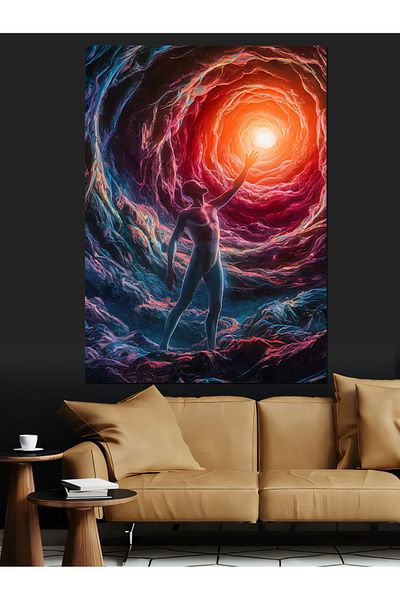 Tablomega Pânză decorativă Inner Journey - Lemn MDF