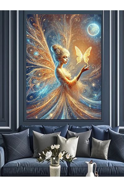 Tablomega Pânză decorativă Fairy and Shining Stars - MDF Wood Table