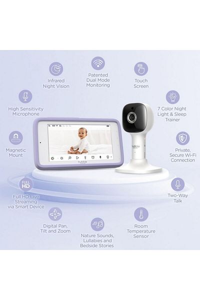 Hubble Nursery Pal Cloud Touch WiFi Baby Monitor