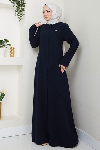 hafsamina Single Side Cross Stitch Ferace Navy Blue Hm2708