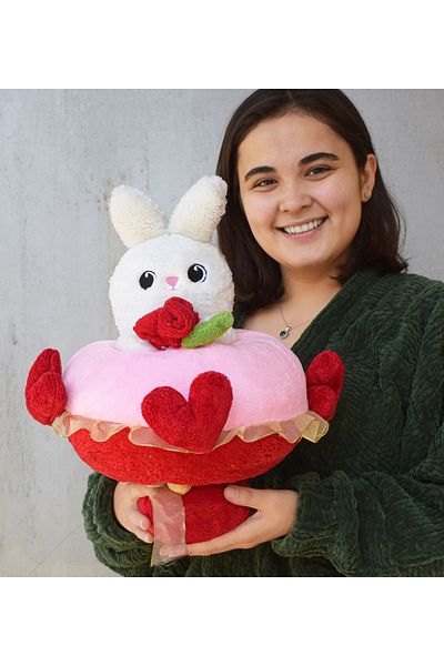 Pababo Pandamkee Plush Rabbit Love Bouquet and Gift Set Valentine's Day Birthday Gift