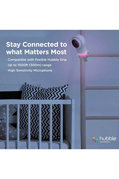 Hubble جهاز مراقبة الأطفال الذكي Connected Nursery Pal Glow Plus