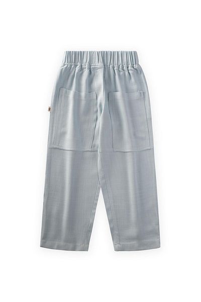 Cigit Pantaloni de in cu cusături contrastante 2-7 ani Albastru