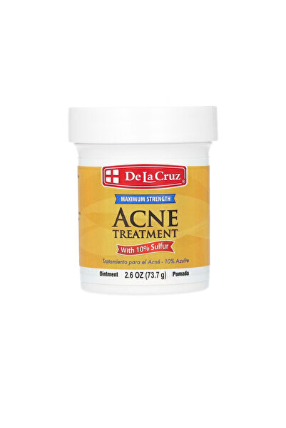 De La Cruz , Acne Treatment Ointment with 10% Sulfur, Maximum Strength, 2.6 o...