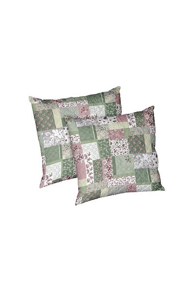 ALCAM Set Of 2 Garden Cushions, Quilted Microfiber, 70x70 Cm