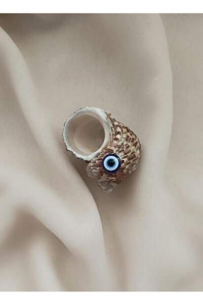 Hd Marketim Magnet Doğal Deniz Kabuğu Nazar Boncuklu Mıknatıslı Buzdolabı Süsü