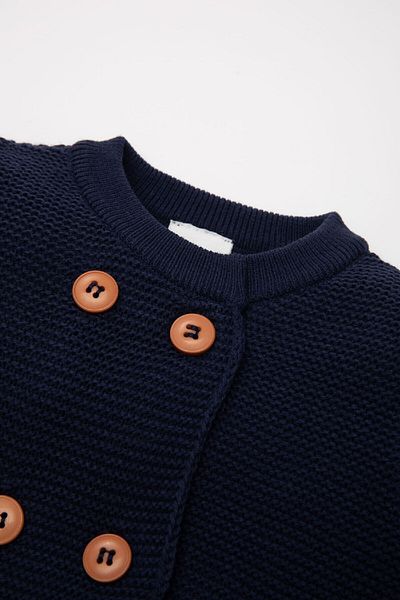 DeFacto Baby Boy Long Sleeve Buttoned Knitwear Cardigan C9601A524Au