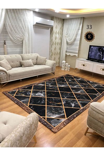 LİMAY Husa de covoare fara burete - elastica - catifea - subtire - lavabila - huse de covoare pentru camera de zi si camera copiilor