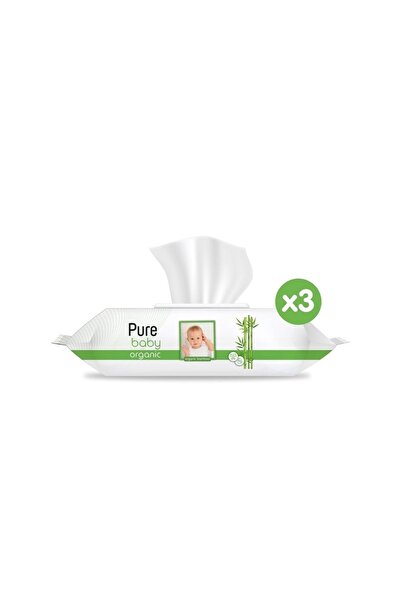 Pure Baby Organic Bamboo Extract Wet Towel 3×90 (270 Sheets)