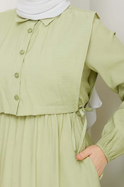 benguen Φόρεμα Mint Green Vest 4735 Μοντέλο