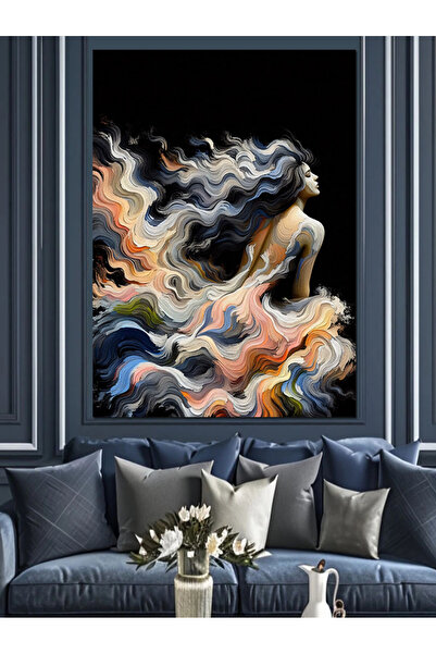 ekart Rüzgarda Dans Dekoratif Kanvas - Mdf Ahşap Tablo