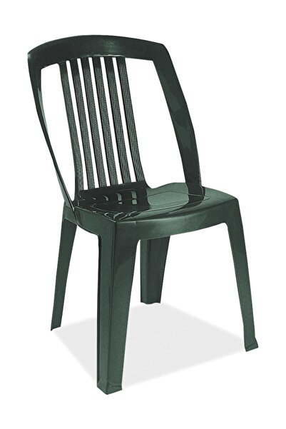 Papatya Favori Sandalye - Plastik Bahçe Balkon Sandalyesi Yeşil