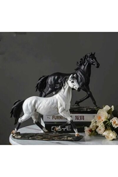 Dekoromi Dekoratif Yürüyen At Biblo 29X24 CM