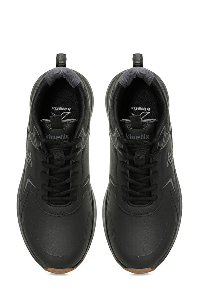 Kinetix Runces Pu 4Pr Black Men's Running Shoes