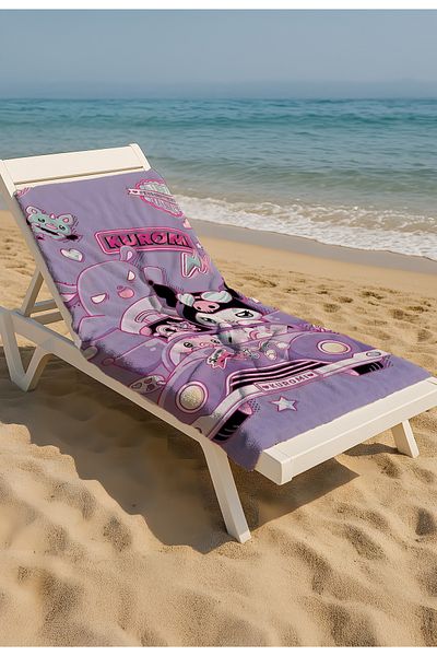 Viadela Kuromi Beach Towel – Fun and Cute Patterns