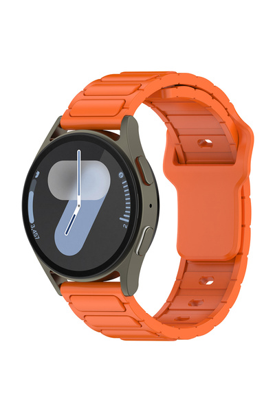 zore Gear S3 Zore Krd-132 22mm Silicone Cord Strap Strap - Orange