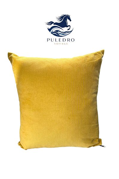 Puledro 50X50 Velvet Throw Pillow Cover Decorative Pillow Cover, Soft Luxury Textured Sofa Cover