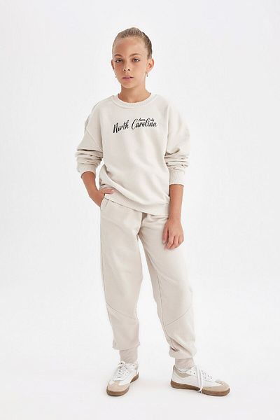 DeFacto Girl's - Elastic Waist and Pocket Jogger Sweatpants C7882A824Au