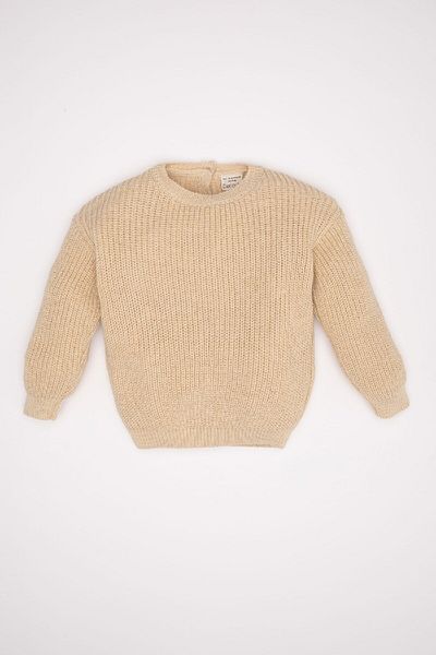 DeFacto Baby Girl Crew Neck Knitwear Sweater C8324A524Wn