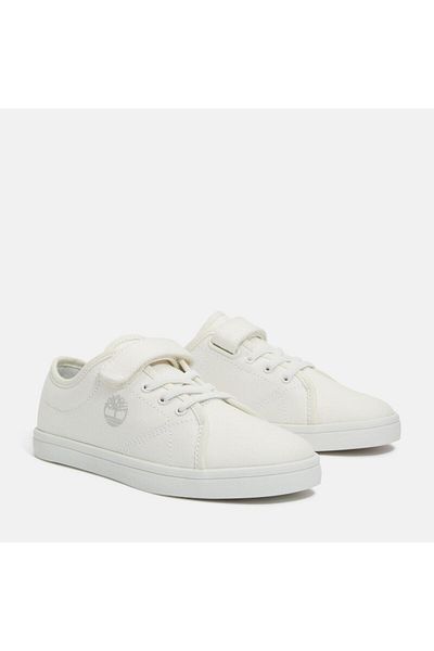 Timberland Pantofi sport pentru copii Skape Park Low Hook & Loop - alb