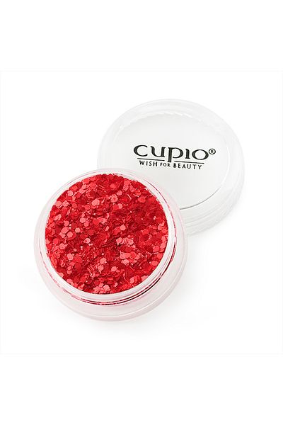 Cupio Red party sequins