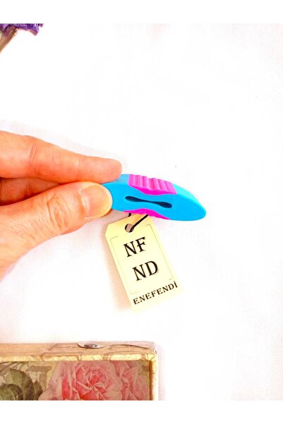 ENEFENDİ Синя гума, цветна, перфорирана, еластична, подарък