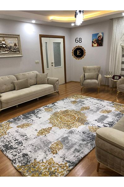 LİMAY Husa de covor din catifea fara burete - elastica si lavabila subtire - pentru camera de zi si camera copiilor