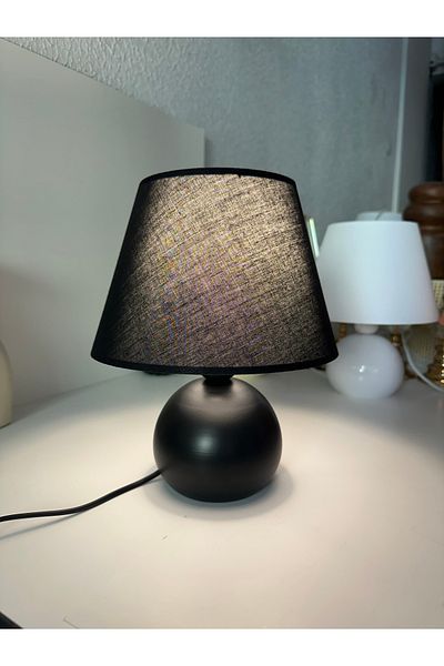 EvLight Lavinya Black Fabric Metal Lampshade