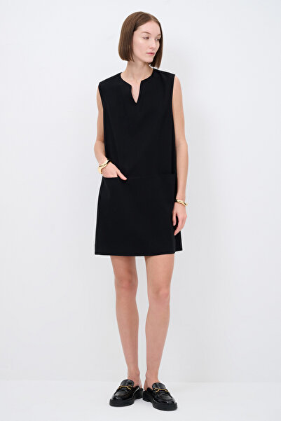 Love My Body V Yaka Elbise