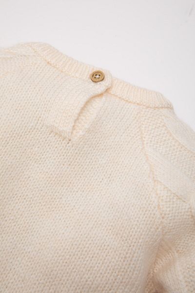DeFacto Baby Boy Ecru Crew Neck Knitwear Sweater A3854A524Wn
