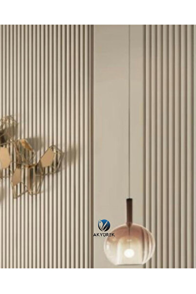 AGT Akyürek Lb 2200 Model Supramat Sahara Krem Dekor Profil Duvar Kaplama Panel Lambri
