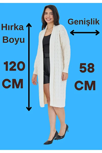 Lasirius Winter Women's Long Oversize Knitwear Cardigan - Stylish and Comfortable Design