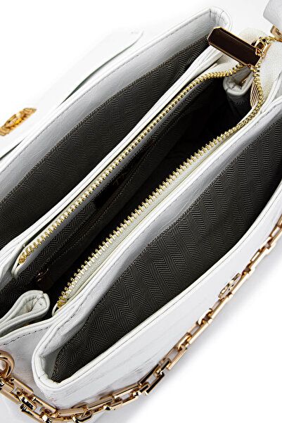 Tamer Tanca Women's Vegan White Shoulder Bag