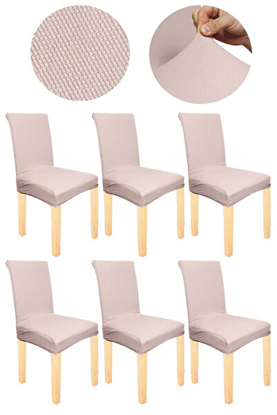 Bumedo Spandex Micro Honeycomb Fabric Lycra Elastic Non-Pilling 6-Piece Chair...