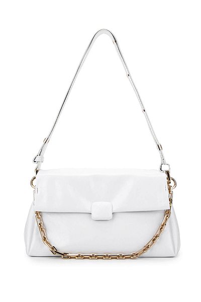 Tamer Tanca Women's Vegan White Shoulder Bag