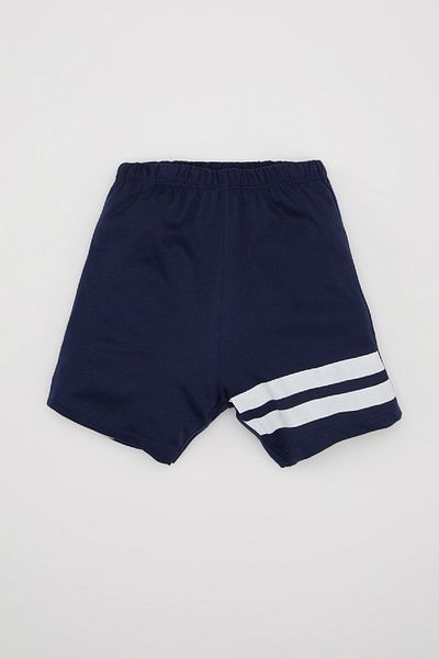 DeFacto Baby Boy Printed Short Sleeve T-Shirt Shorts Set of 2 C6088A524Sm