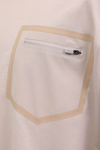 lumberjack Ml Star 11Otd1-26 5Fx Stone Color Men's Short Sleeve T-Shirt