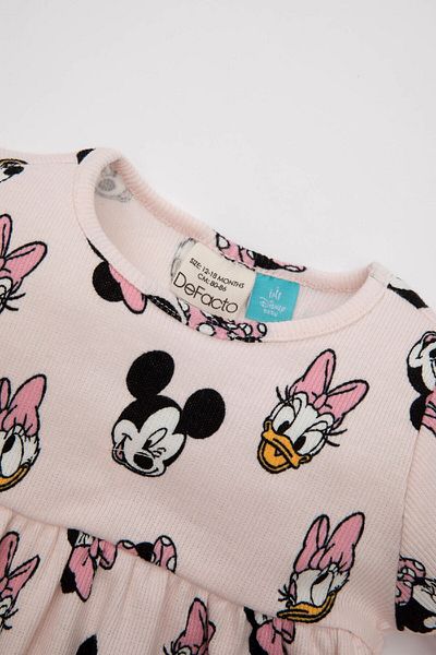 DeFacto Disney Mickey és Minnie 2 részes szett - Corduroy Camisole rövid ujjú ruha és bugyi D0795a524hs