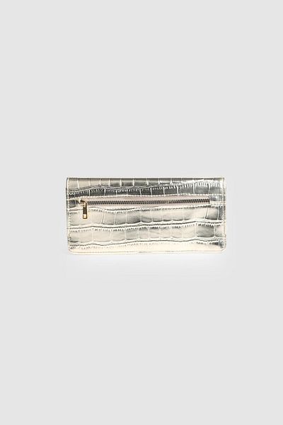 La La'Graccio Paris La'Graccio Paris Mng Equivalent Crocodile Wallet Gold