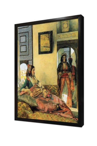 Tablosan Hareem este un tablou din MDF într-un cadru de viață în Cairo
