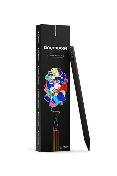 Tinymoose Pencil Pro 2 Stylus Pen – Gestures, USB-C Fast Charging, Palm Rejection – iPad 2018 and above