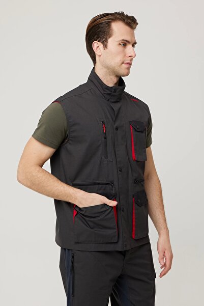 Armadillo Ripstop Fabric - Multi Pockets and Durable Work Vest, Functional Outdoor Hunting Factory, Industry Automotive Construction